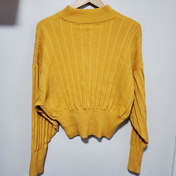 WILFRED Icalma Merino Wool Sweater Aritzia Mock Neck Dolman Marana Women's Small - Picture 8 of 12